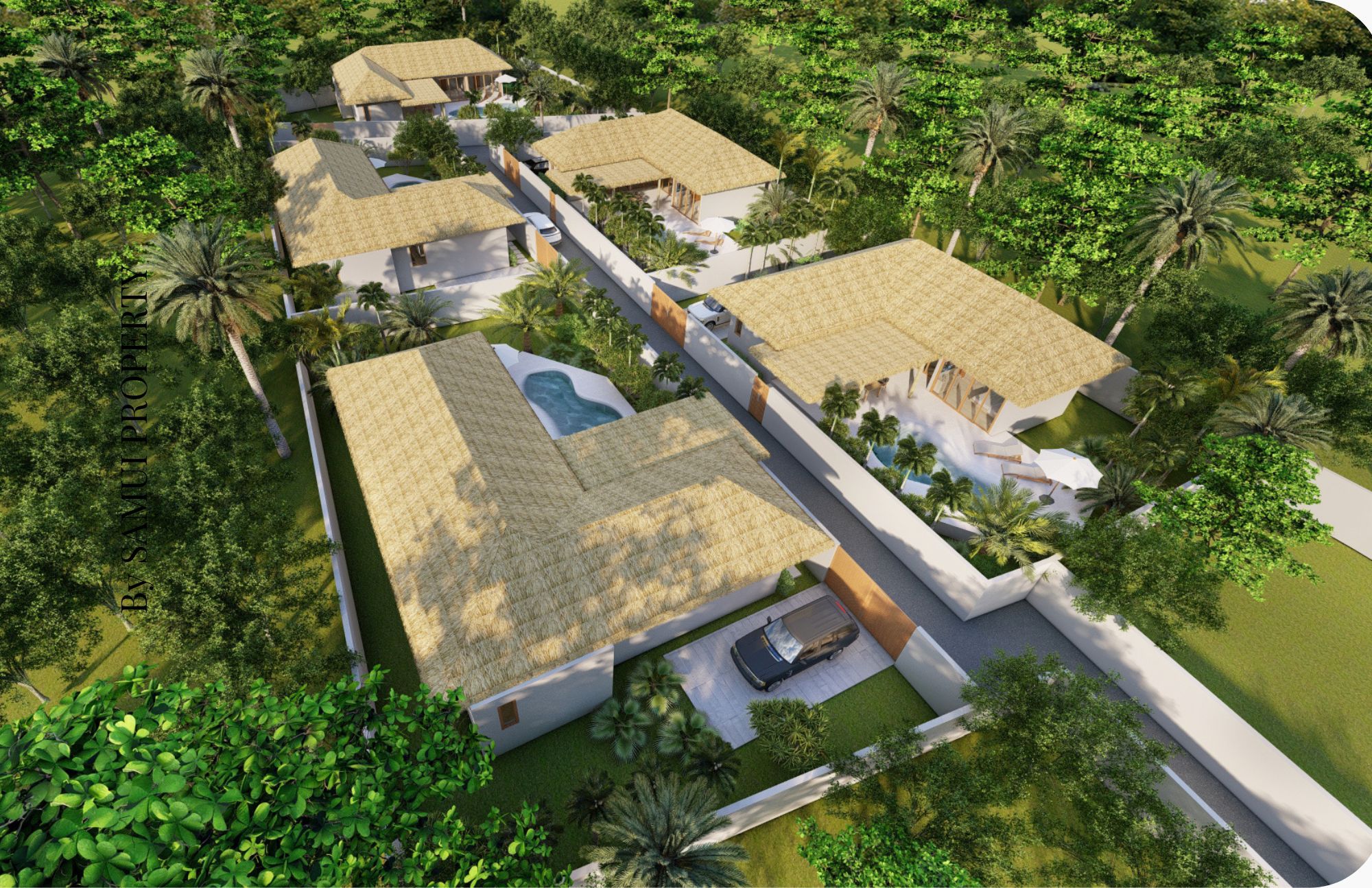 Villa sur plan à Laem Set Koh Samui à vendre 09