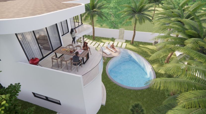 A vendre villa à Bangrak Koh Samui 004