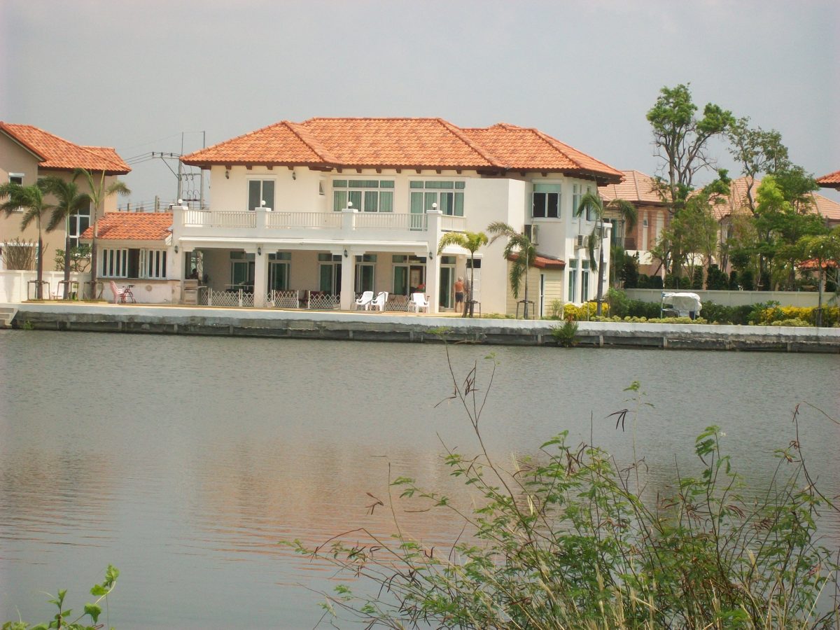 Back view from lake