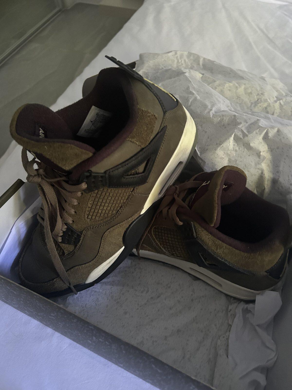 Nike Air Jordan’s 4 Olive Green — photo 2