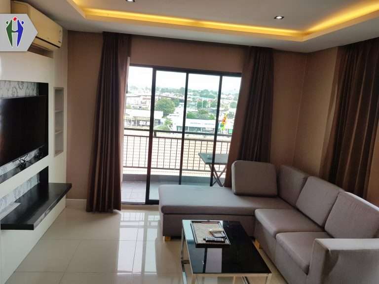 Condo 51 sqm Corner unit, High Floor for Rent Close to South Pattaya.