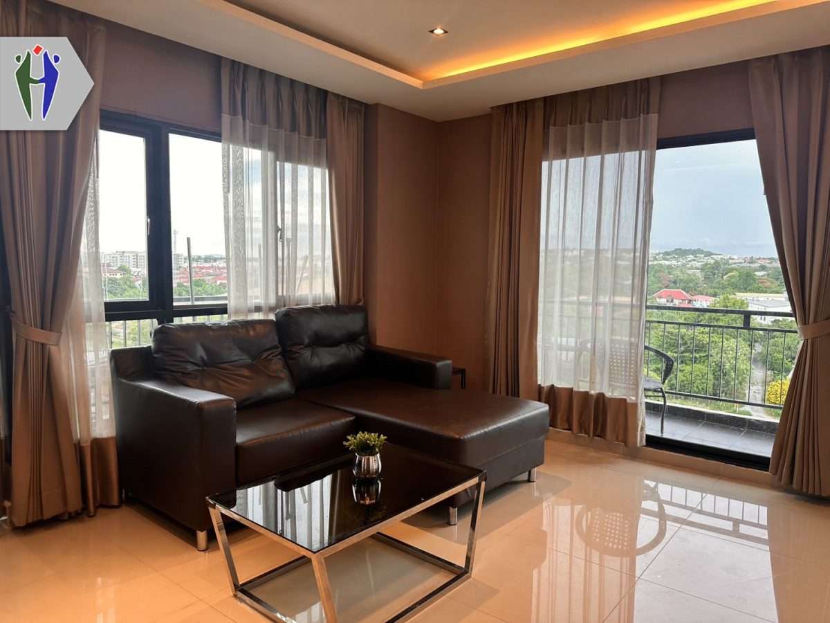 Condo 51 sqm Corner unit, High Floor for Rent Close to South Pattaya. — photo 3