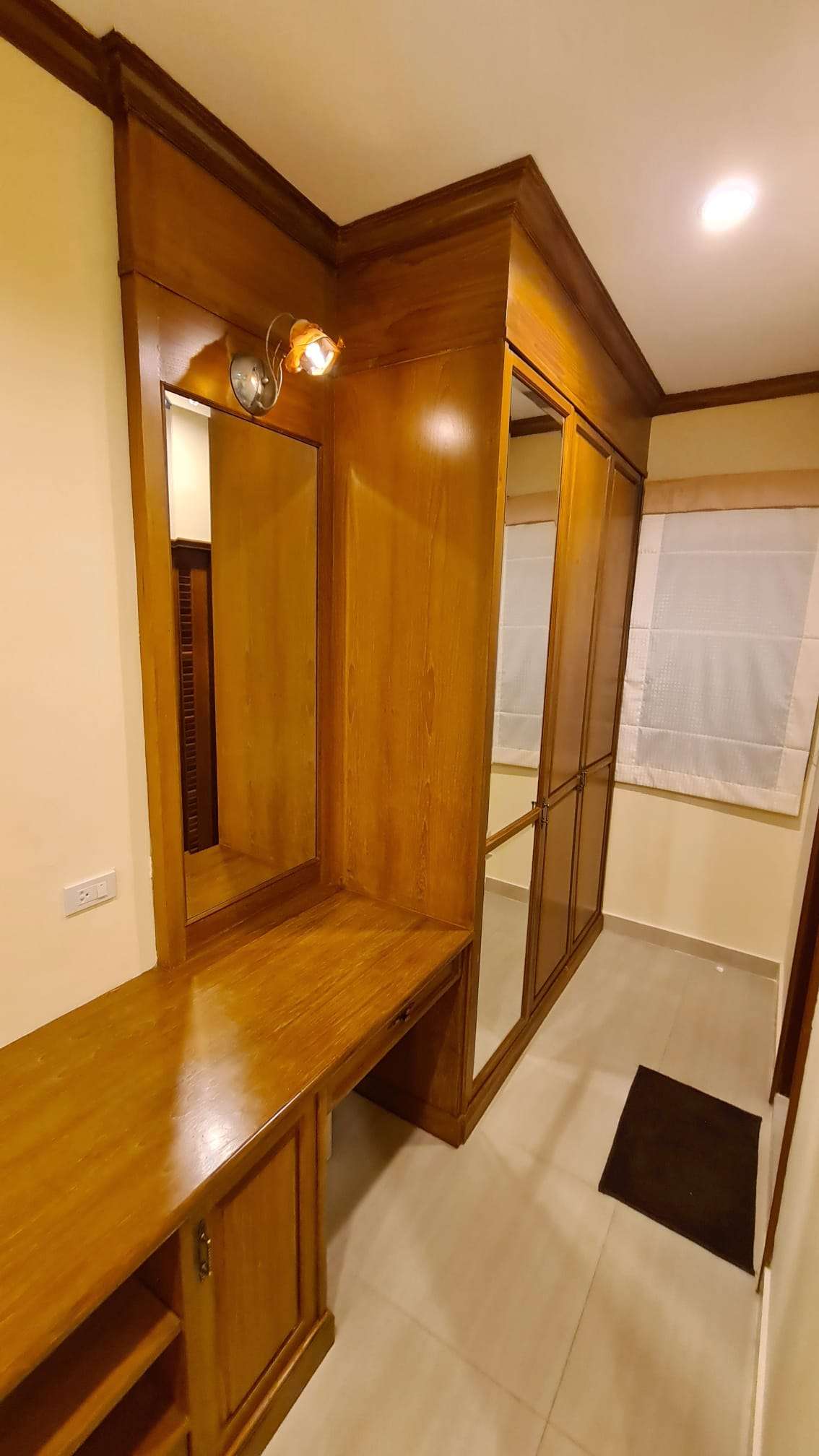 Large Closet Space with Full Size Mirror