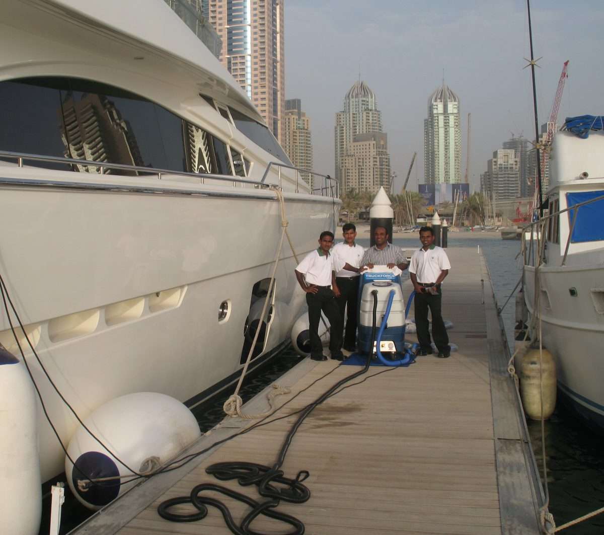 boat trimmed