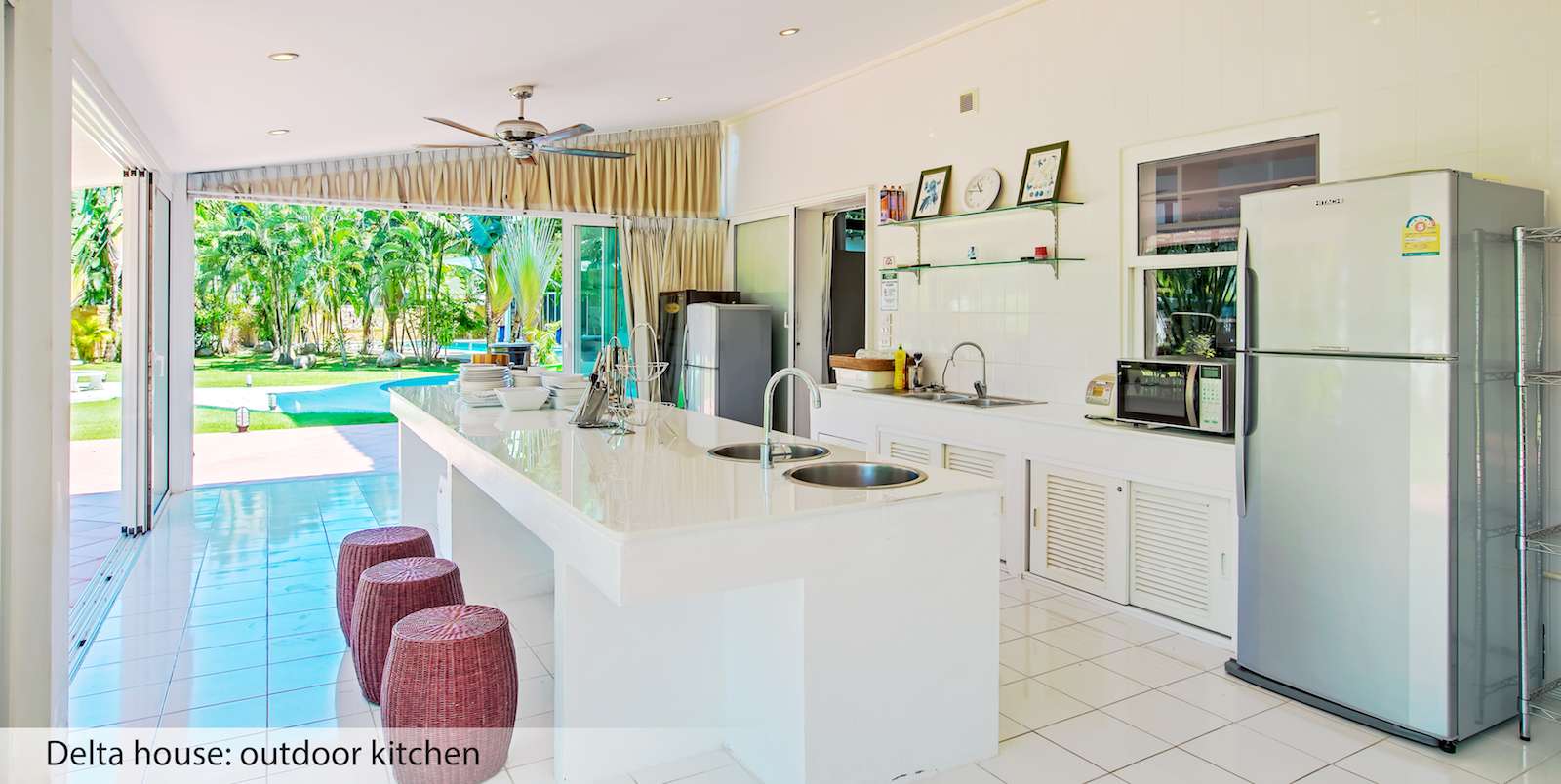 Delta House outdoor kitchen