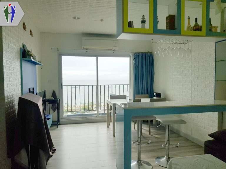 Condo for rent: Centric Sea, 2 bedrooms, sea view, 35,000 baht