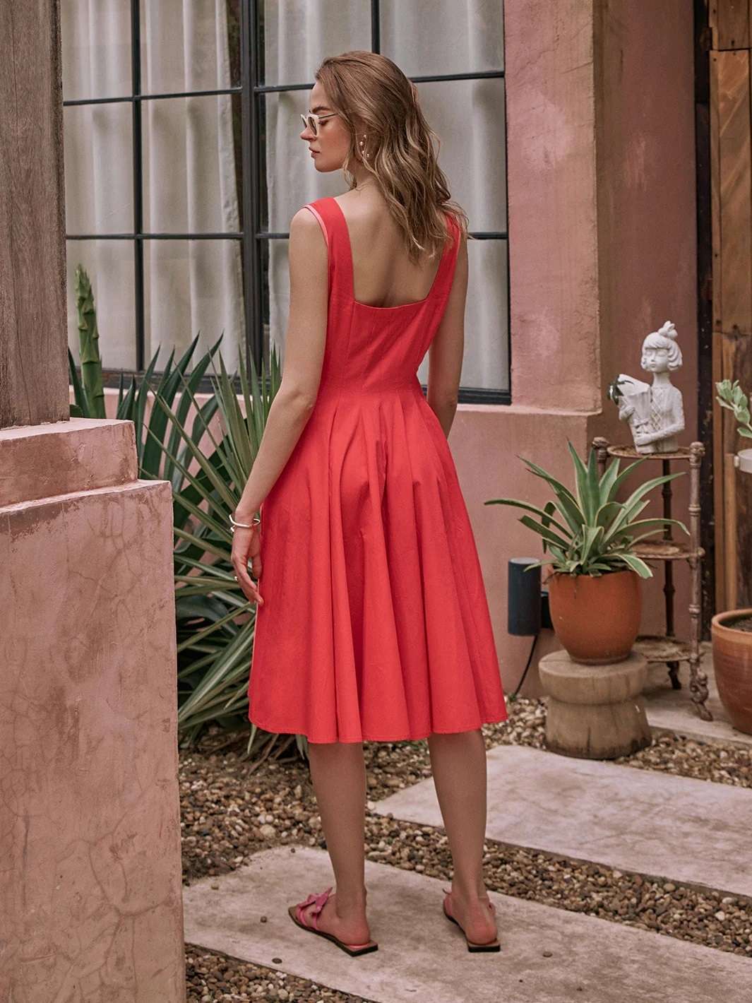 red maxi dress1