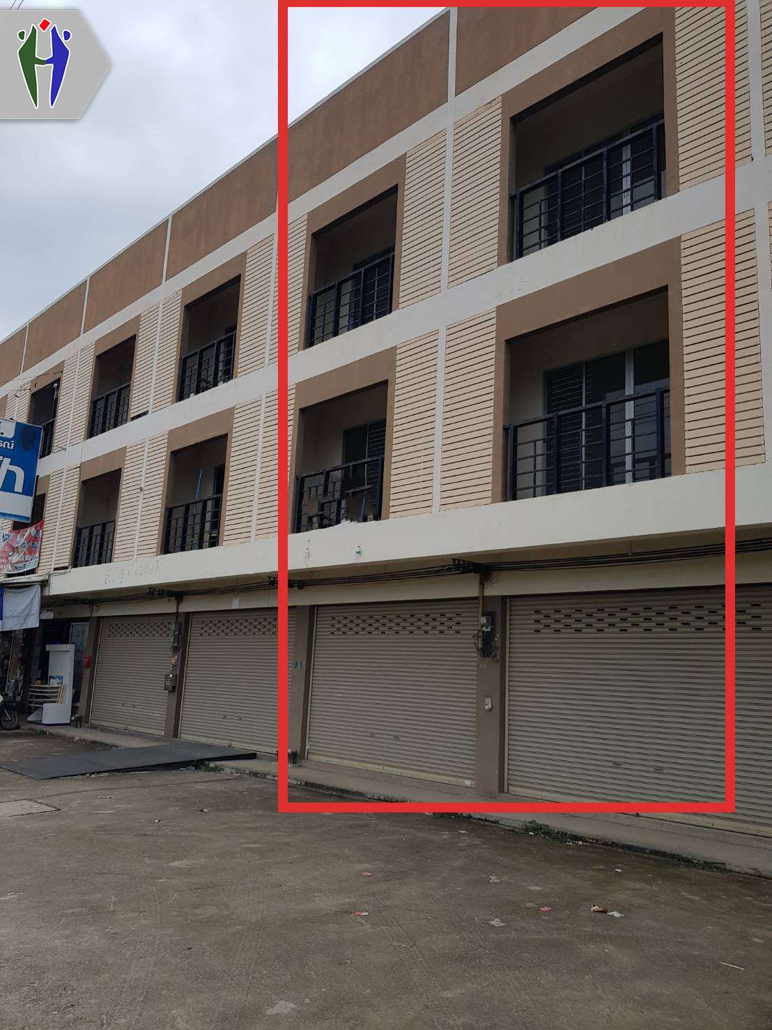 Commercial building for rent, Huai Yai, 30,000 baht 2 building