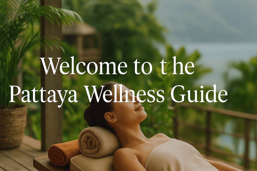 Woman relaxing at a tropical spa in Pattaya with lush greenery in the background — Welcome to the Pattaya Wellness Guide