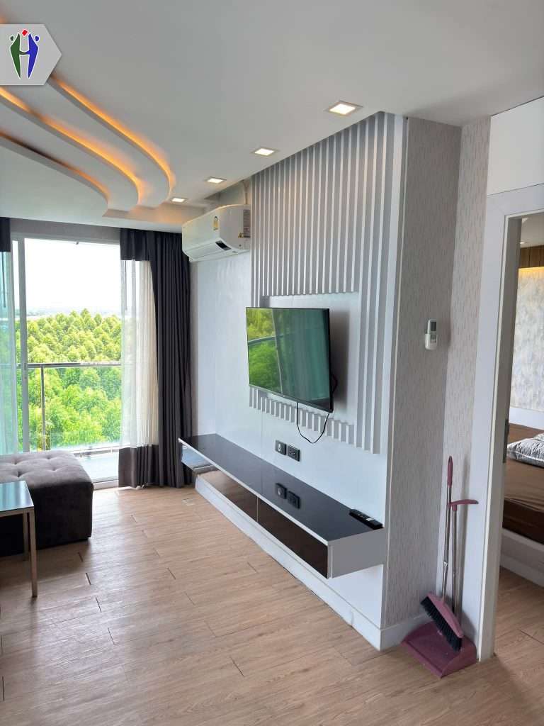 Condo for rent, new room, Big room, Beautiful view at Najomtien.