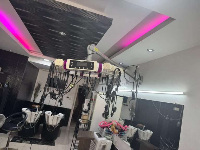 Hanging Perm Device, Smart Digital Hair Straightener, Curling Iron with Electric Perm Iron