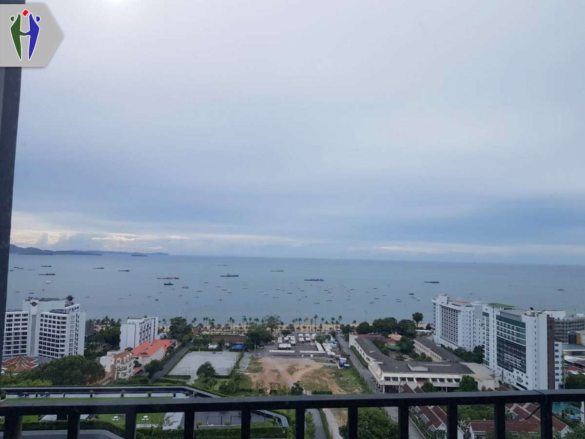 Condo for rent: Centric Sea, 2 bedrooms, sea view, 35,000 baht — photo 2