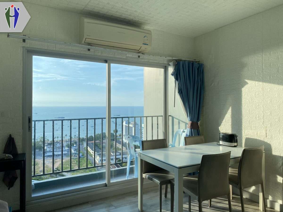 Condo for rent: Centric Sea, 2 bedrooms, sea view, 35,000 baht — photo 2