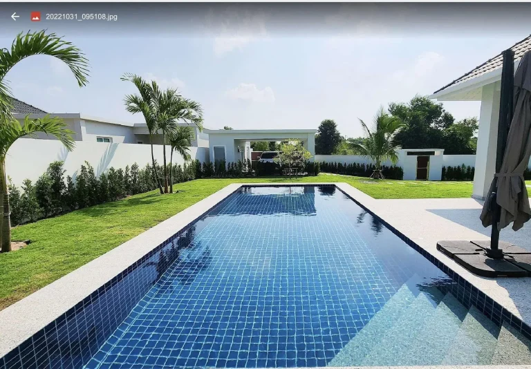 Top Pool-Villa on big corner plot close to black mountains