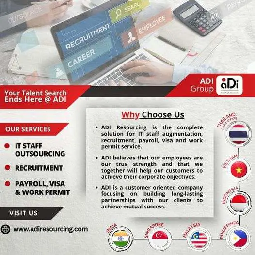 IT Staff Outsourcing | Leading IT Staffing Firm in Thailand- ADI Resourcing