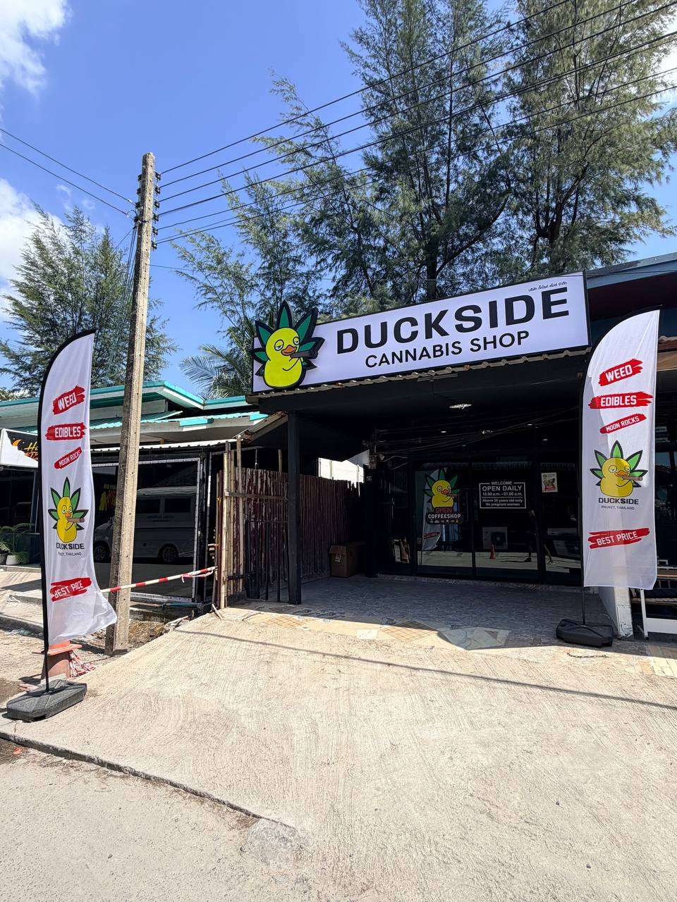 Ready cannabis shop in Phuket, Bangtao beach (weed shop)