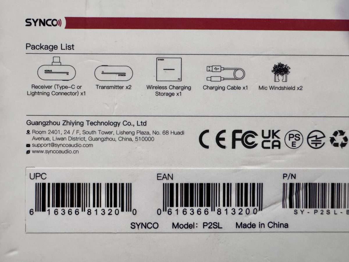 Wireless microphones SYNCO P2S — photo 2