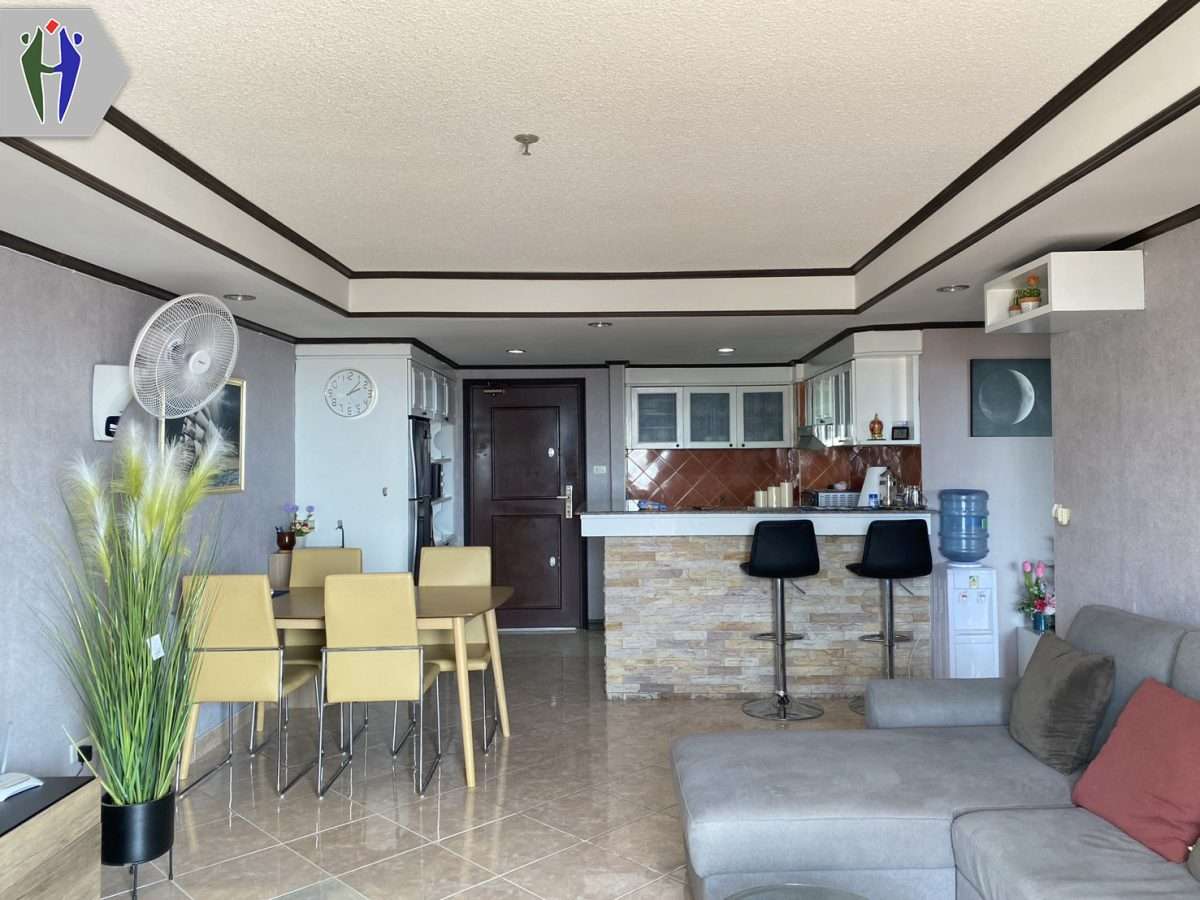 Condo For rent Jomtien Pattaya with Sea View with washing machine — photo 2