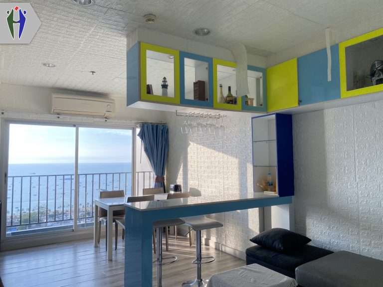 Condo for rent: Centric Sea, 2 bedrooms, sea view, 32,000 baht