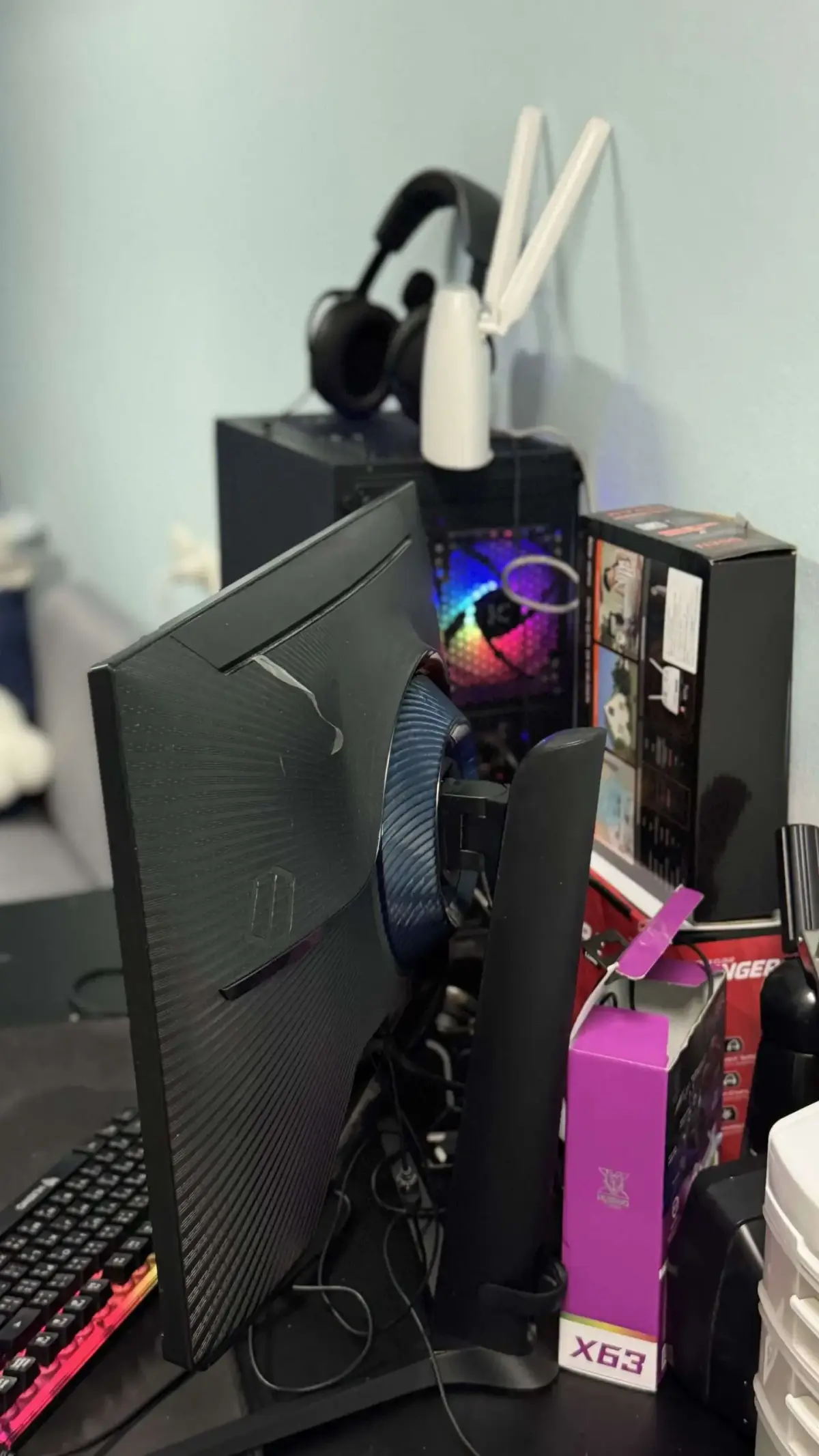 High-End Desktop PC Full Set + Ultrawide Monitor + Studio Mic — photo 2