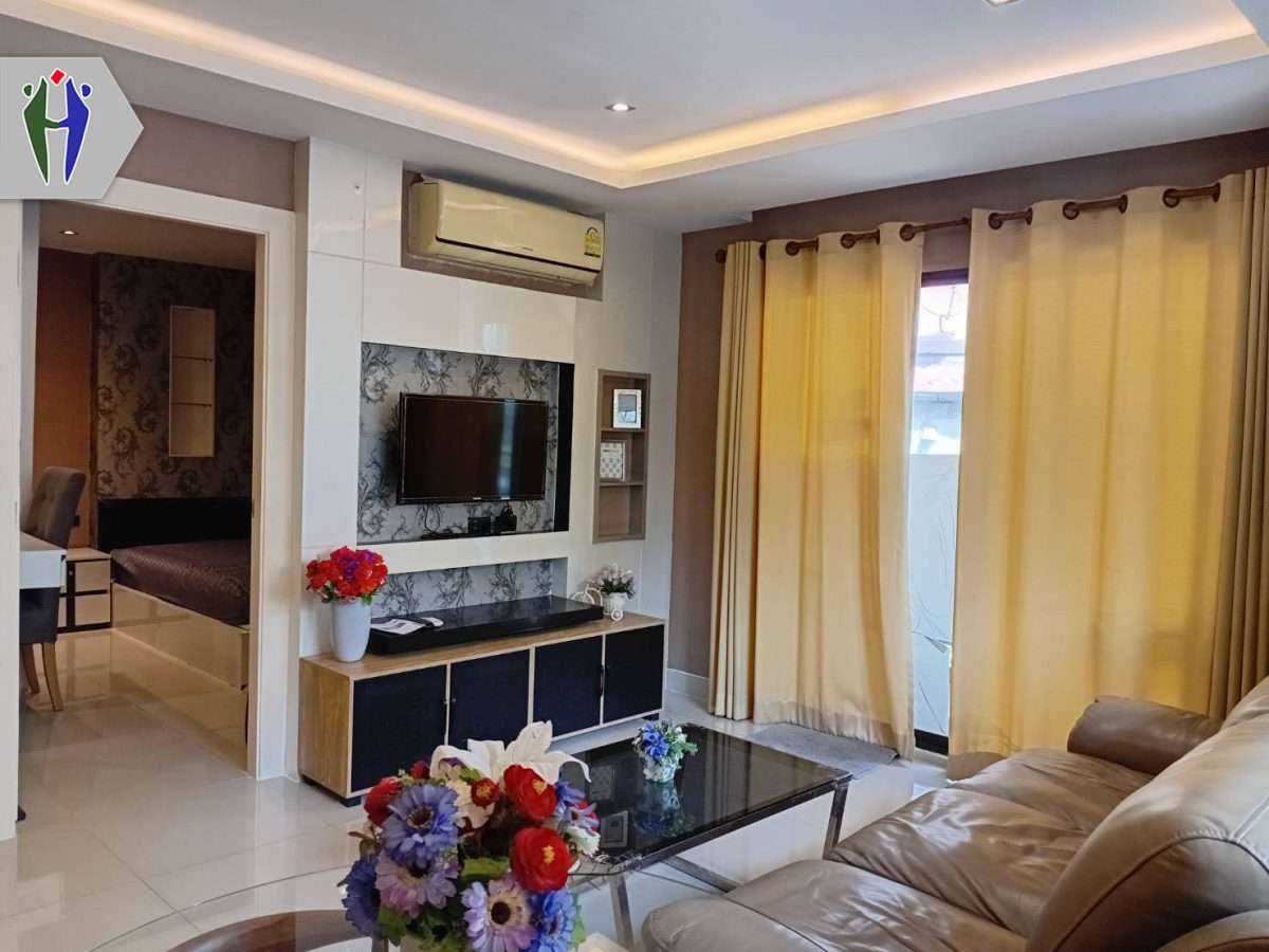 Condo 51 sqm Conner for Rent, 13,500 baht Close to South Pattaya. — photo 3
