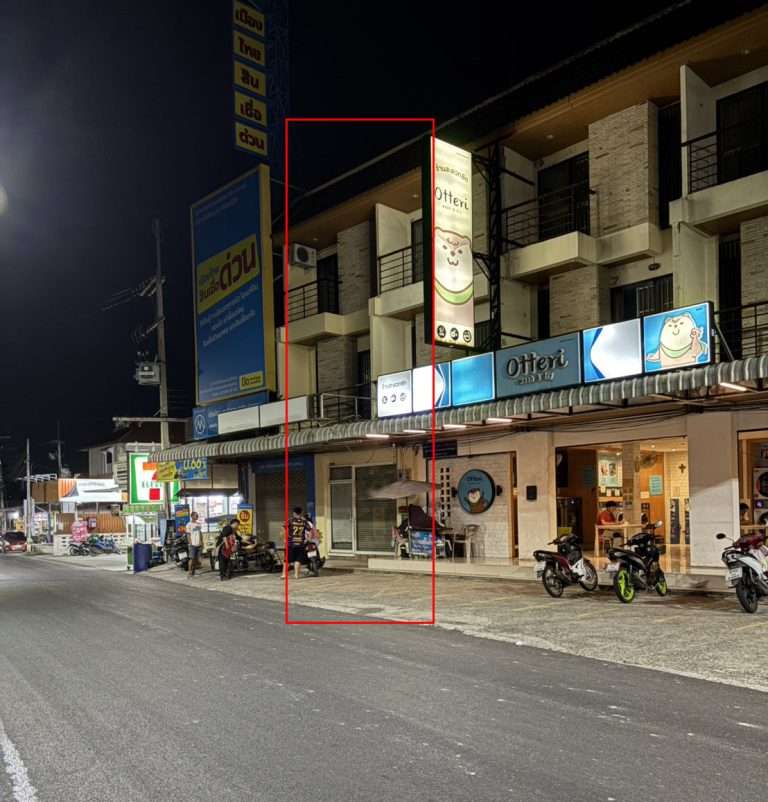 Commercial buildings Nongyai at North Pattaya for rent with good condition