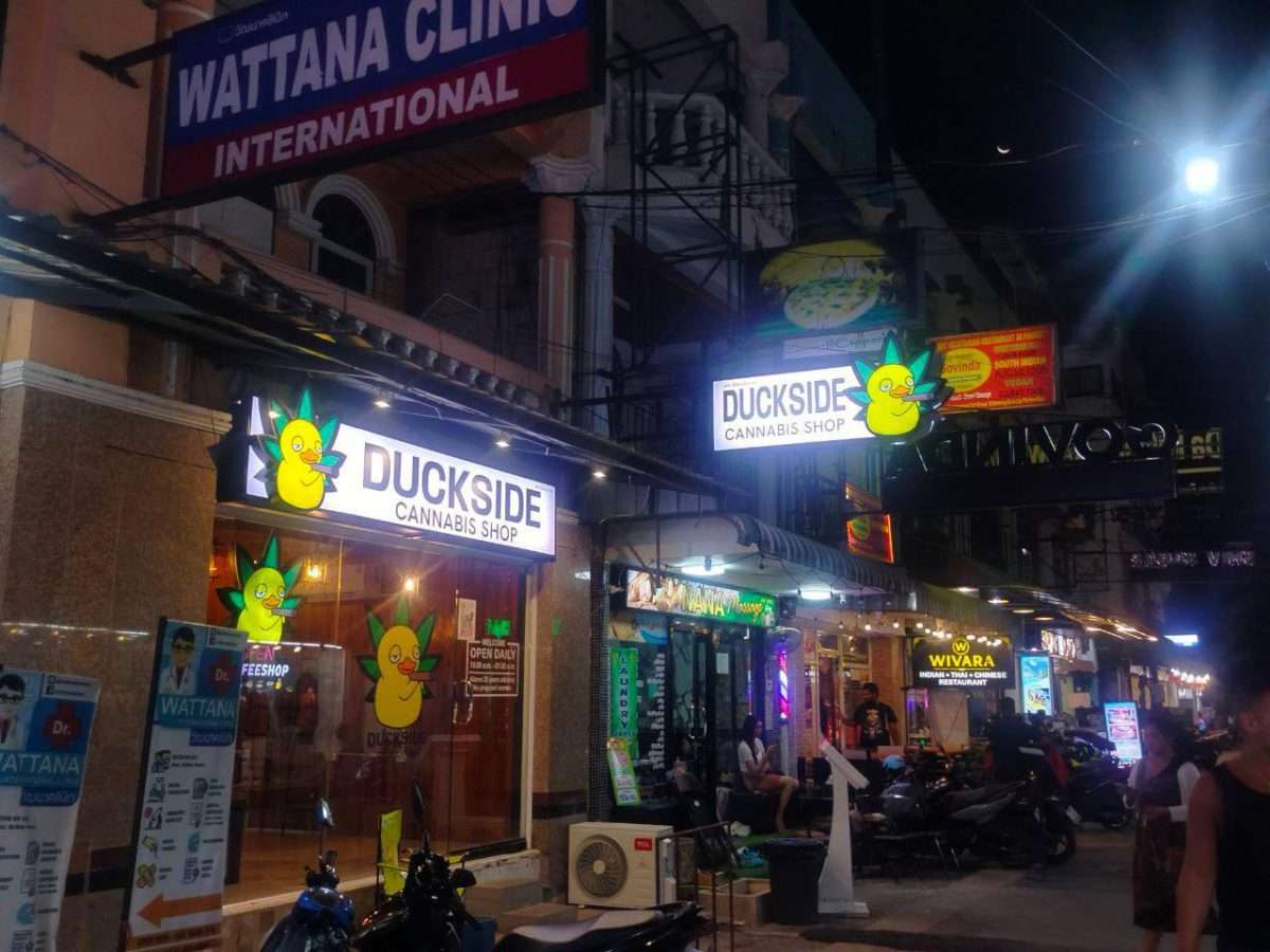 Cannabis shop in Patong beach, beachfront road!