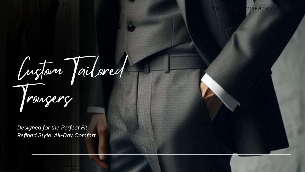 Custom Tailored Trousers: Perfect Fit and Style Just for You