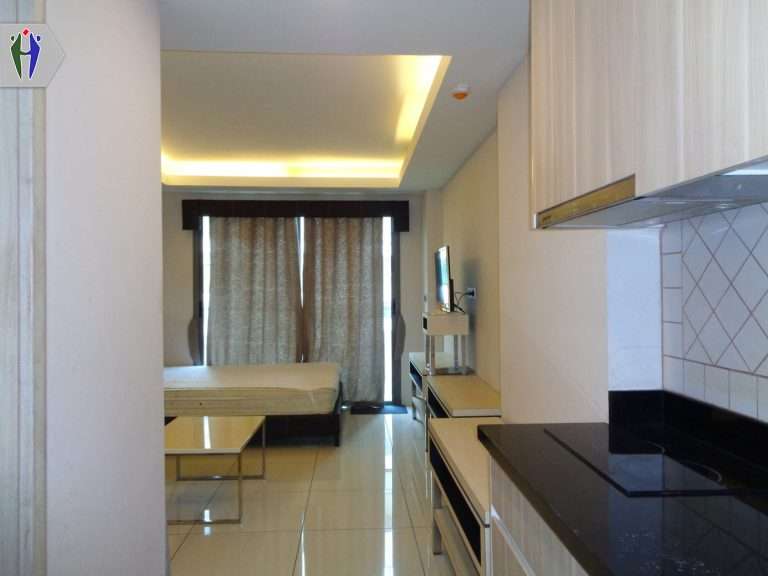 Condo with Water Park for Rent at Jomtien Pattaya with 7,500 Baht.