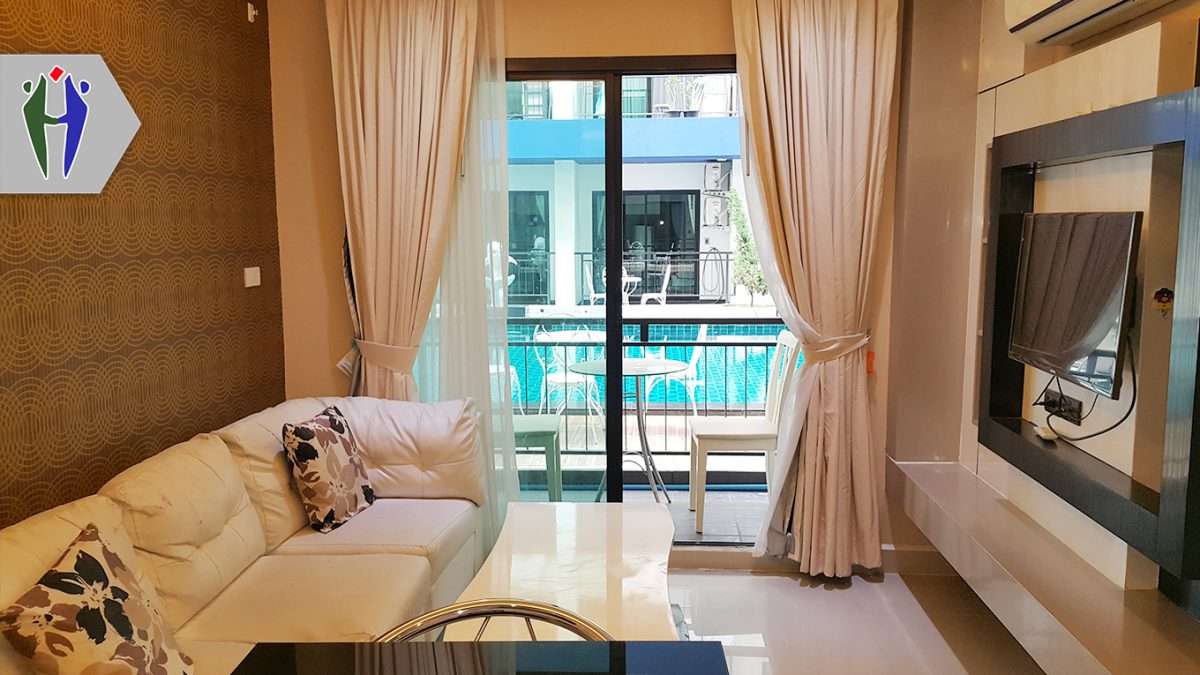 Condo for Rent South Pattaya next to pool 10,000 per month