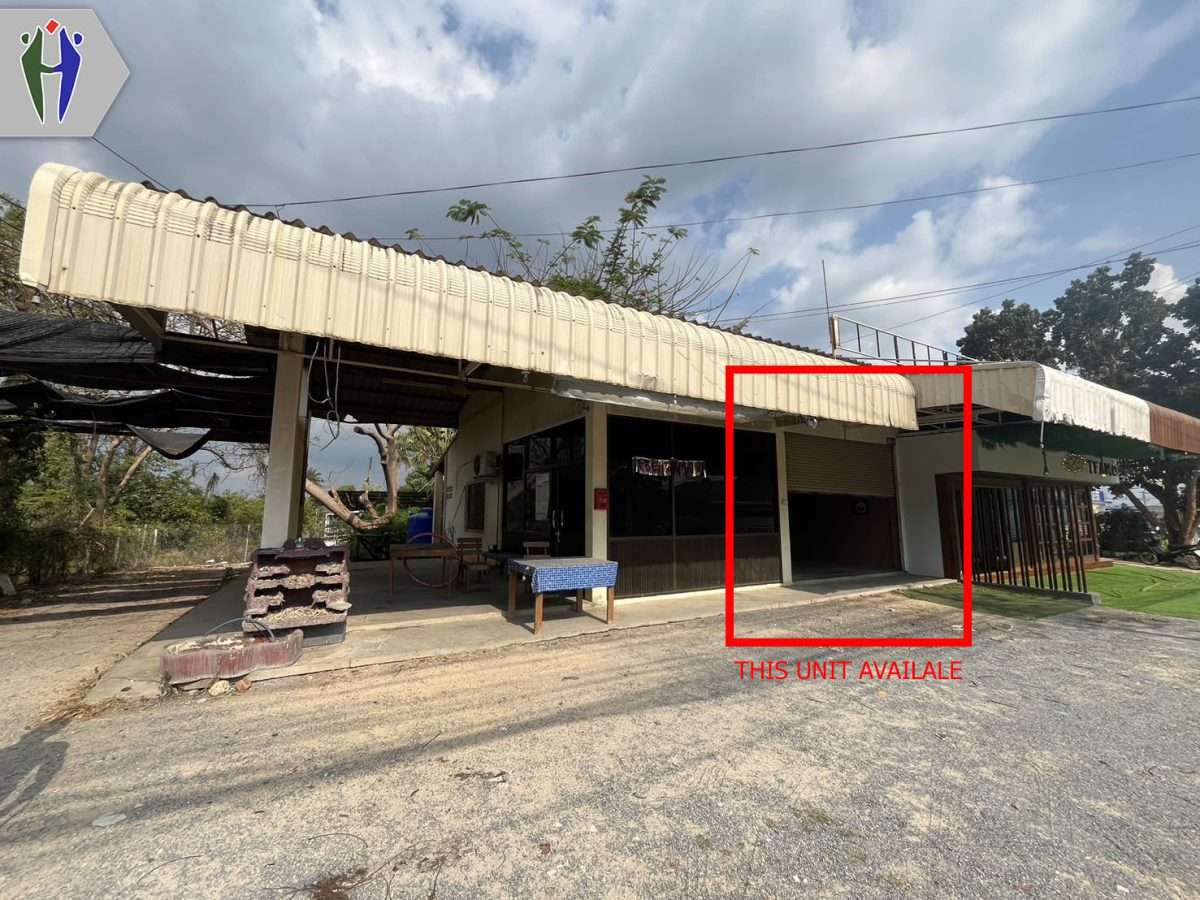 Shop for rent Khaomakok Chaiyapruk Jomtein for rent 10000 baht
