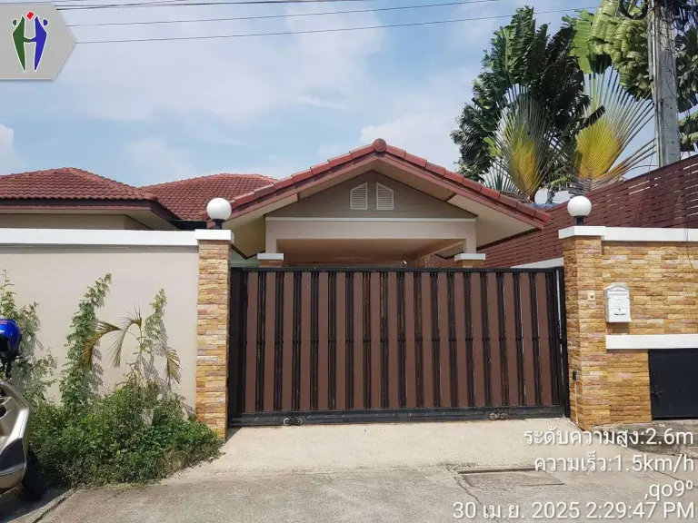 Single house, Pool Villa, for rent, Huai Yai, 3 bedrooms, for rent, 37,000 baht.