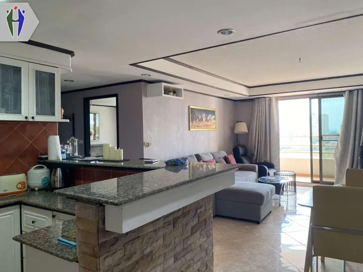 Condo For rent Jomtien Pattaya with Sea View with washing machine — photo 3