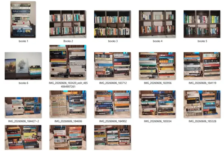 Small English Library for sale – 650 books
