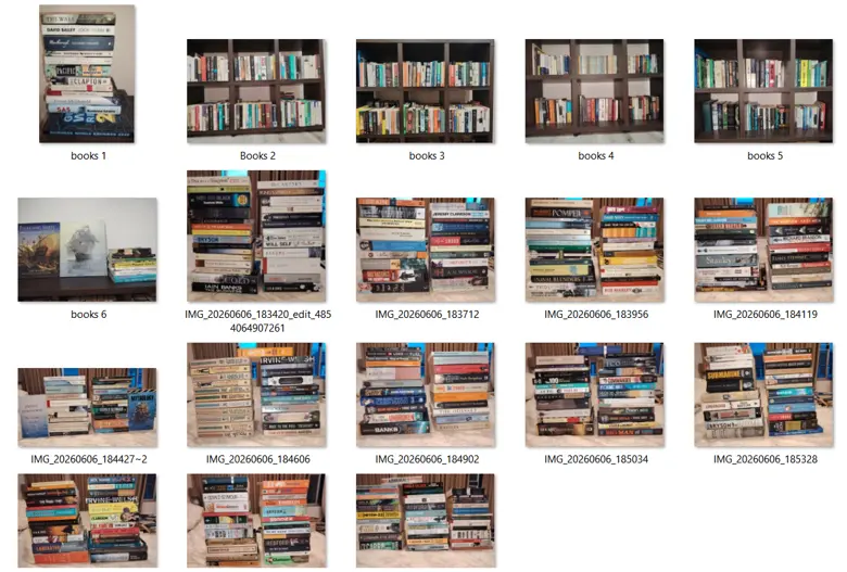 Small English Library for sale – 650 books — photo 1
