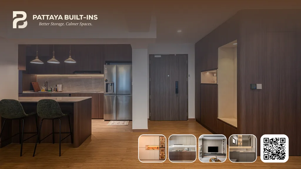 Custom Built-In Furniture in Pattaya – TV Cabinets, Wardrobes, Kitchens, and Storage — photo 1