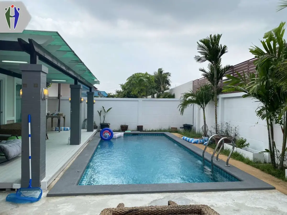 Single house, Pool Villa, for rent, Huai Yai, 3 bedrooms, for rent, 37,000 baht. — photo 1