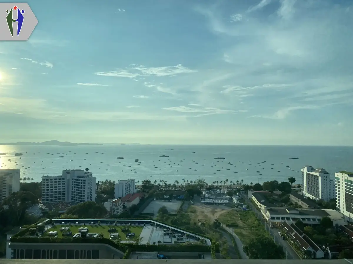 Condo for rent: Centric Sea, 2 bedrooms, sea view, 30,000 baht — photo 3