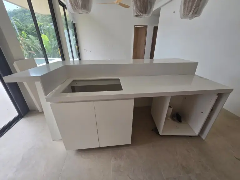 NEW Modern Marble Kitchen Island – 90% OFF