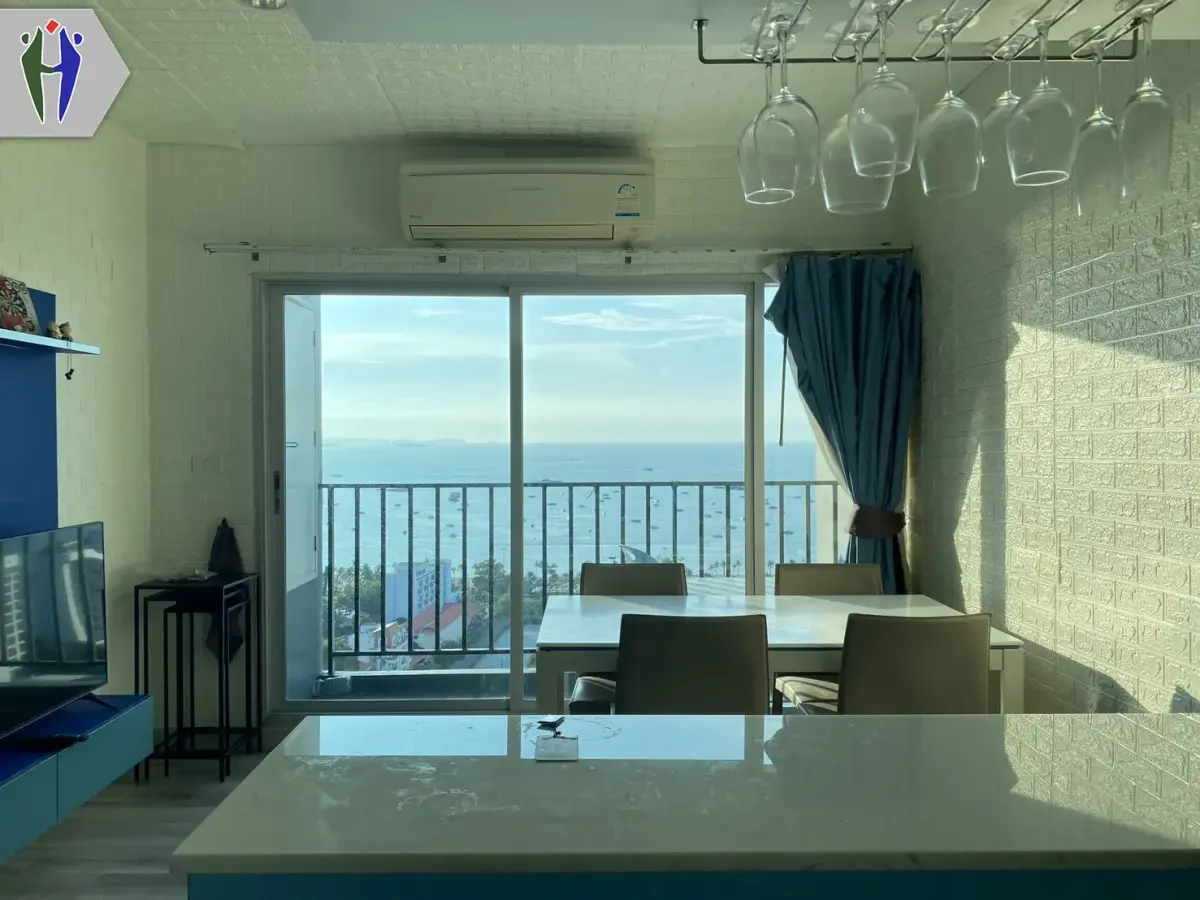 Condo for rent: Centric Sea, 2 bedrooms, sea view, 30,000 baht — photo 2