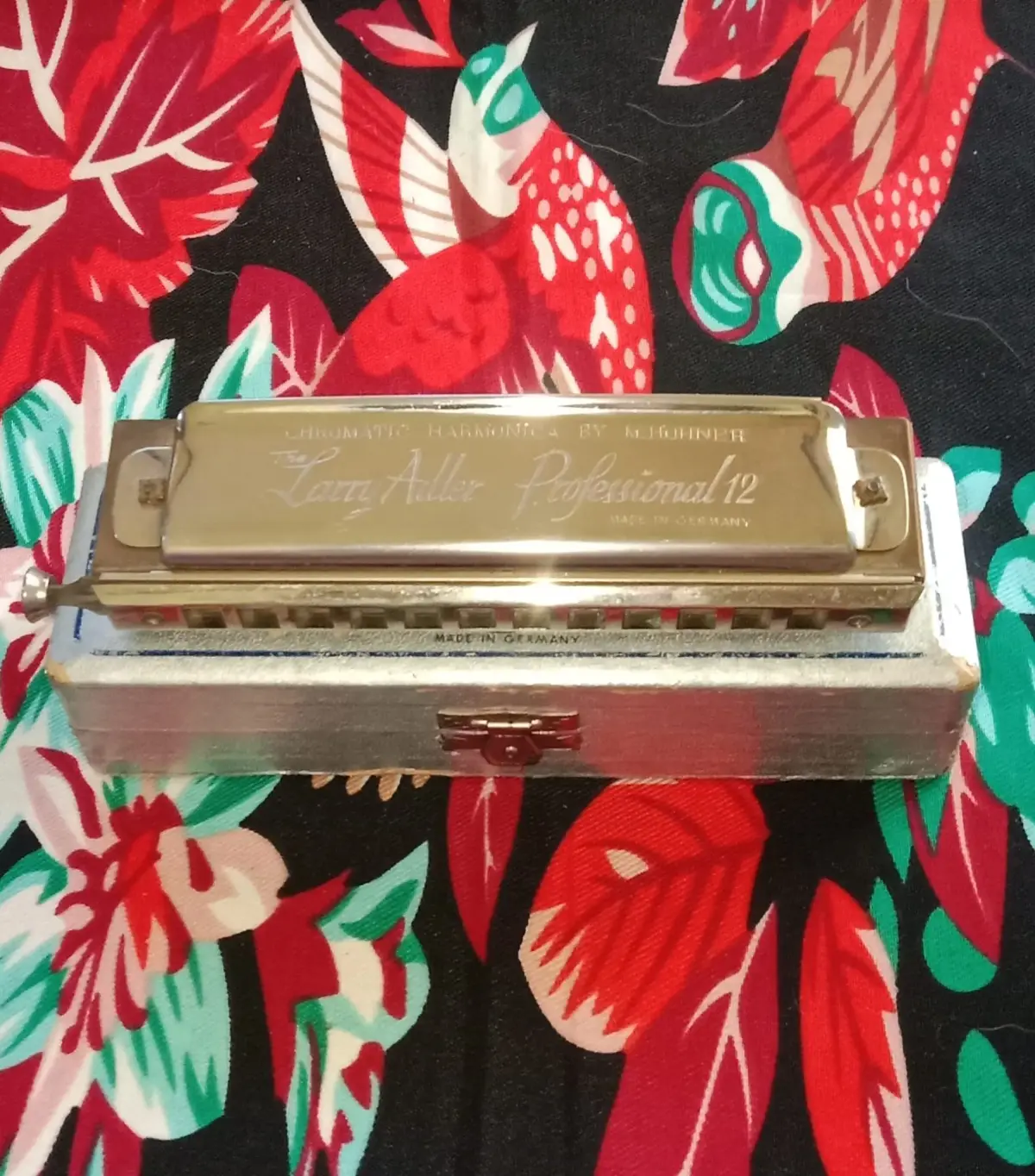 Vintage M. Hohner Larry Adler Professional 12 Chromatic Harmonica — photo 3