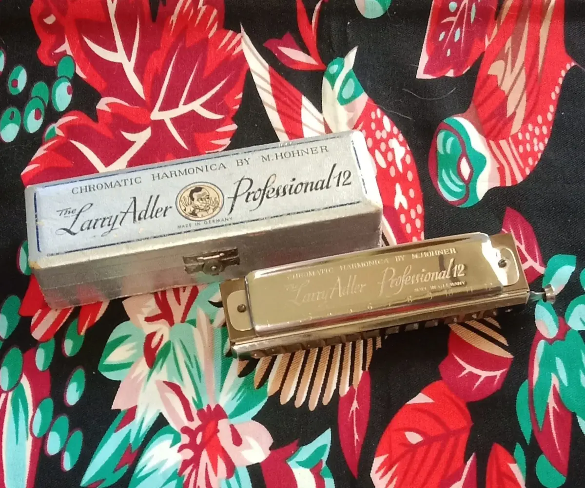 Vintage M. Hohner Larry Adler Professional 12 Chromatic Harmonica — photo 2