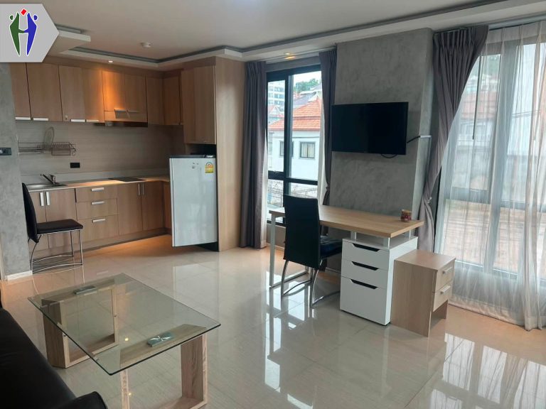 Condo For rent Pratumnak 40sqm with washing machchine