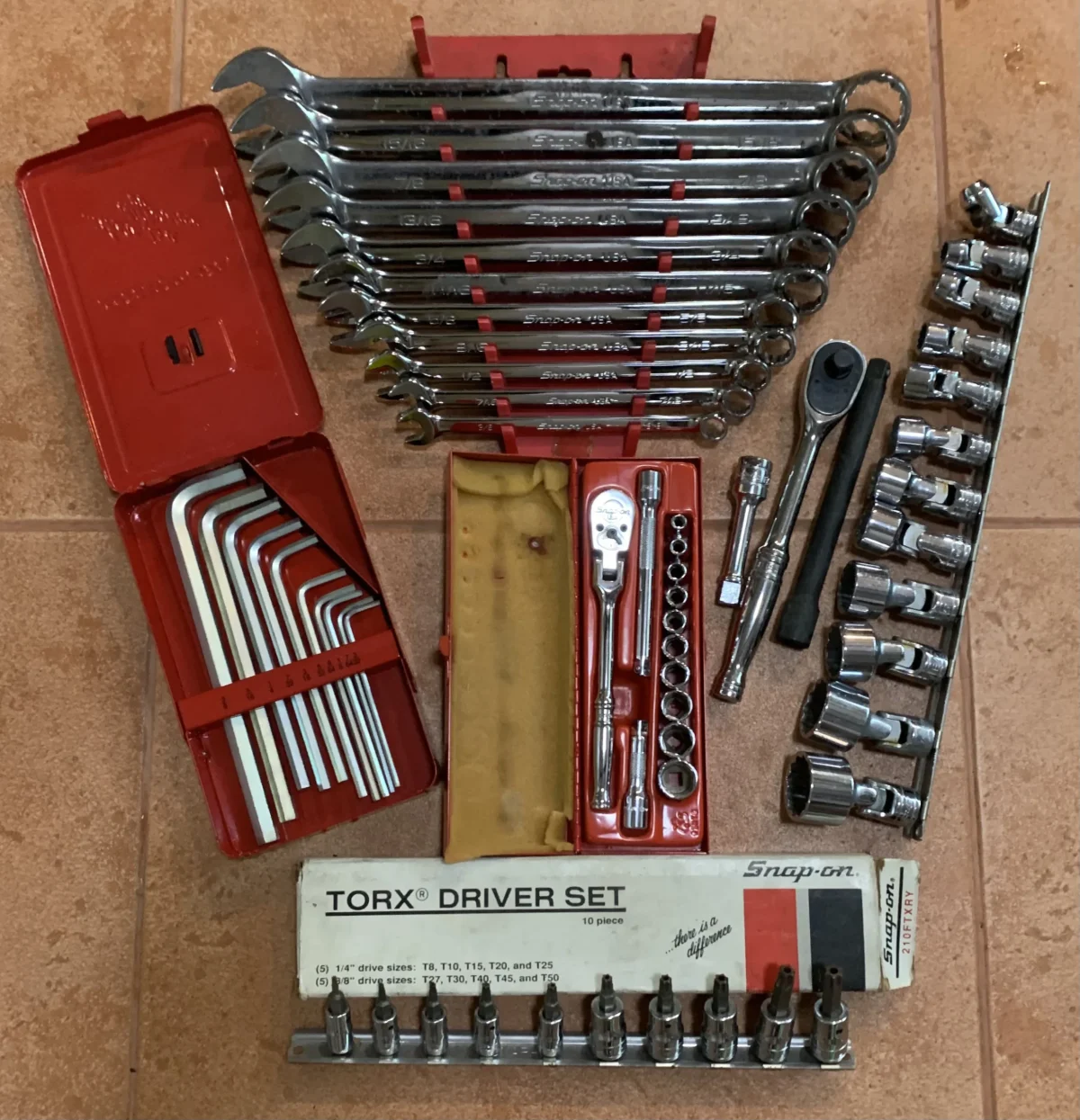 Snap-on Tool Set for Harley Davidson motorcycles (imperial sizes) — photo 1