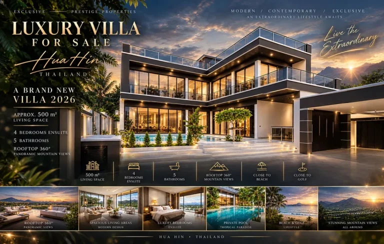 An Exceptional Contemporary Villa in Hua Hin