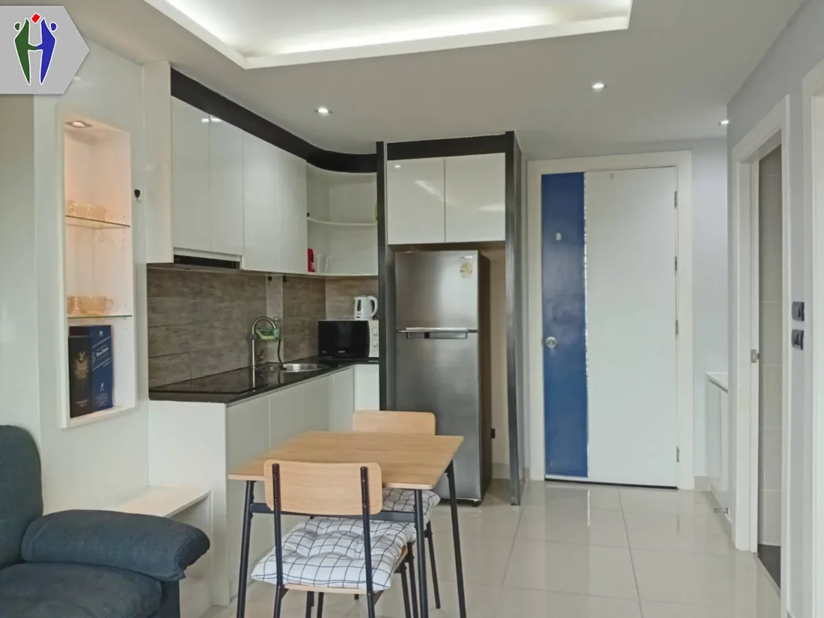 Condo for rent 1 bedroom, washing machine, east side of Pattaya at The Blue Residence 💦🐳✨ — photo 3