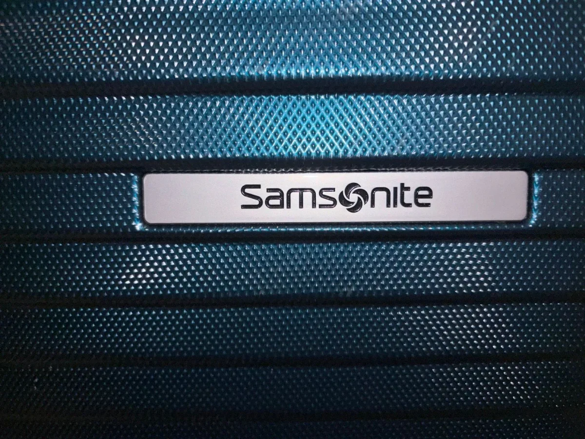 กระเป๋าเดินทาง Samsonite สีน้ำเงิน ฮาร์ดเคส 4 ล้อ ขยายได้ – Samsonite Blue Hardside Spinner Suitcase — photo 2