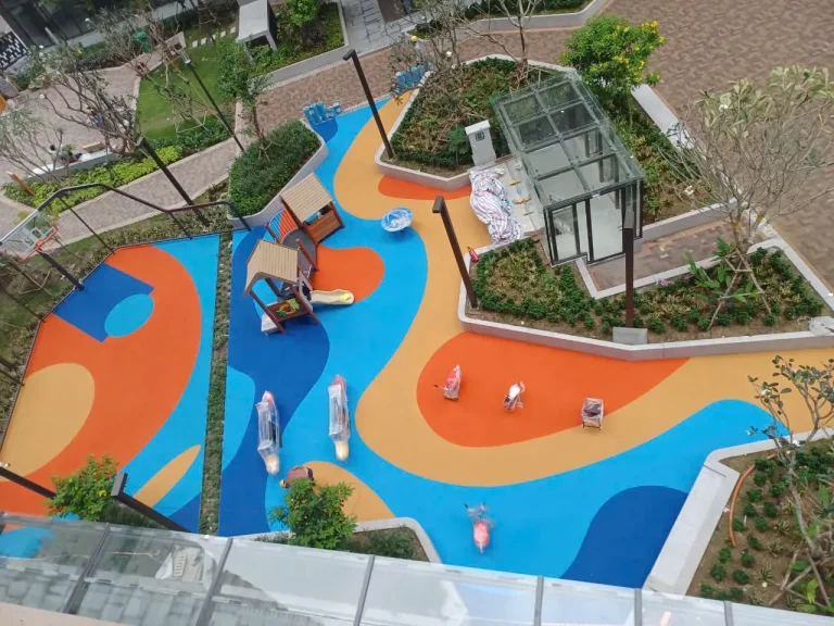 EPDM Rubber Flooring Playground Surfaces, Tiles and Mats