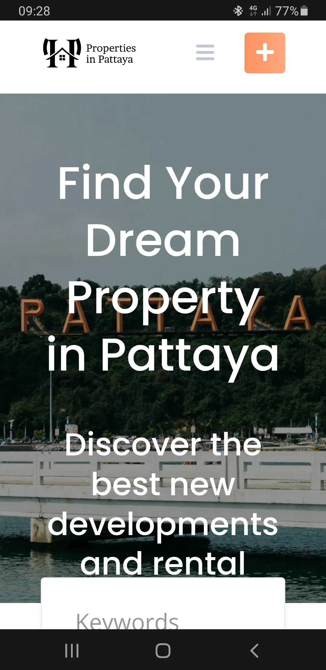Real Estate website in Pattaya on offer — photo 1